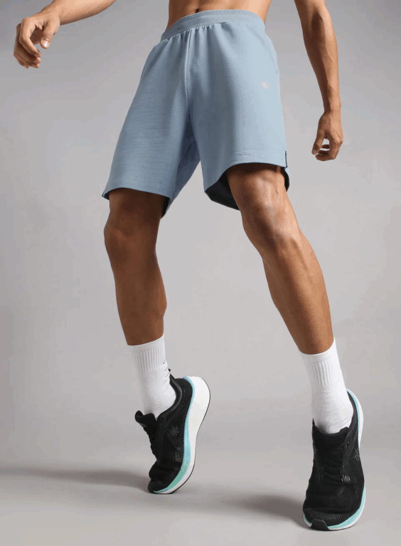 DUNK Sportswear Men’s Blue Workout Train Shorts