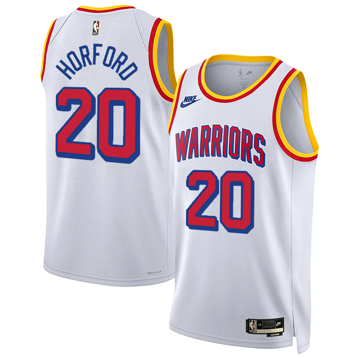 DUNK Sports High Quality Basketball AI Horford #20 Golden State Warriors Classic Edition Fan Support Team Jersey - White